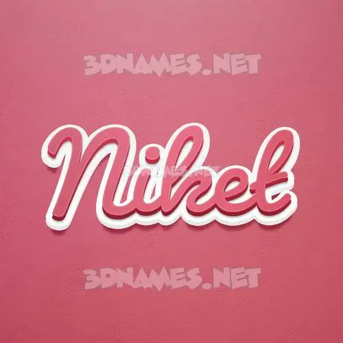 niket in Red Scribble style - 3D name wallpaper niket in Red Scribble style - 3D name wallpaper