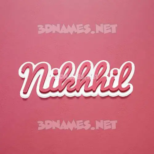 nikhhil in Red Scribble style - 3D name wallpaper nikhhil in Red Scribble style - 3D name wallpaper