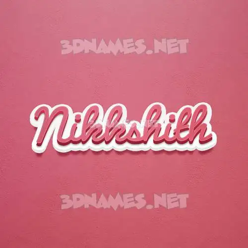 nikkshith in Red Scribble style - 3D name wallpaper nikkshith in Red Scribble style - 3D name wallpaper