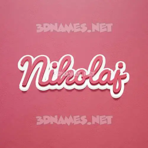 nikolaj in Red Scribble style - 3D name wallpaper nikolaj in Red Scribble style - 3D name wallpaper
