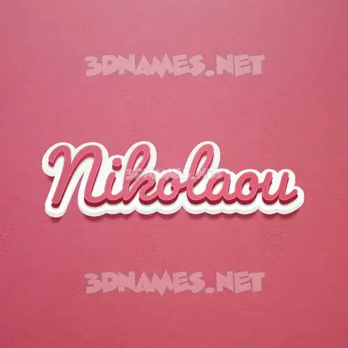 nikolaou in Red Scribble style - 3D name wallpaper nikolaou in Red Scribble style - 3D name wallpaper