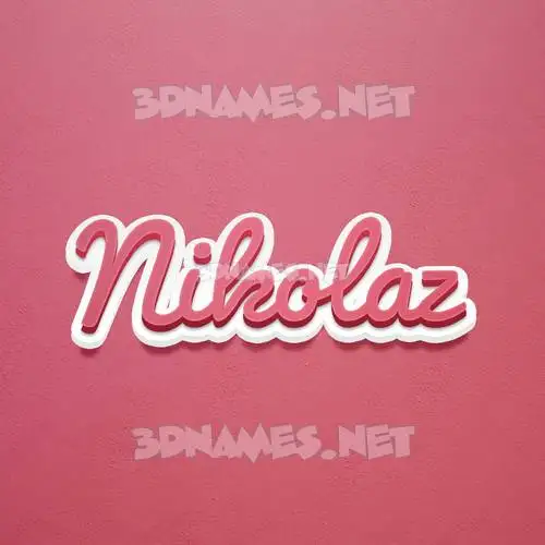 nikolaz in Red Scribble style - 3D name wallpaper nikolaz in Red Scribble style - 3D name wallpaper