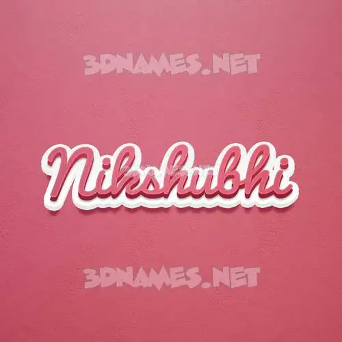 nikshubhi in Red Scribble style - 3D name wallpaper nikshubhi in Red Scribble style - 3D name wallpaper