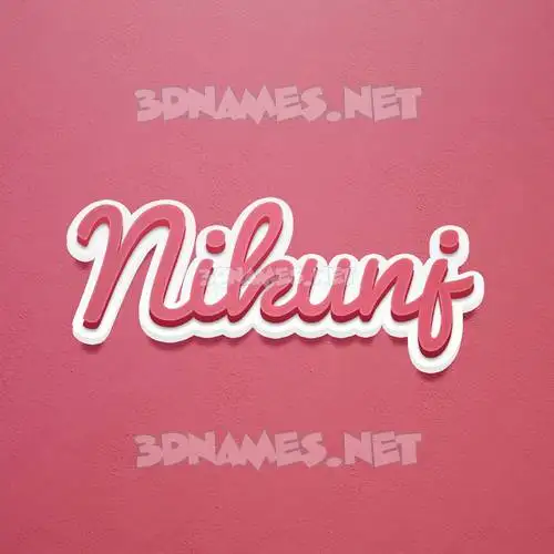 nikunj in Red Scribble style - 3D name wallpaper nikunj in Red Scribble style - 3D name wallpaper