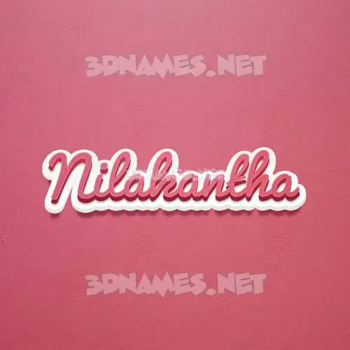 nilakantha in Red Scribble style - 3D name wallpaper nilakantha in Red Scribble style - 3D name wallpaper