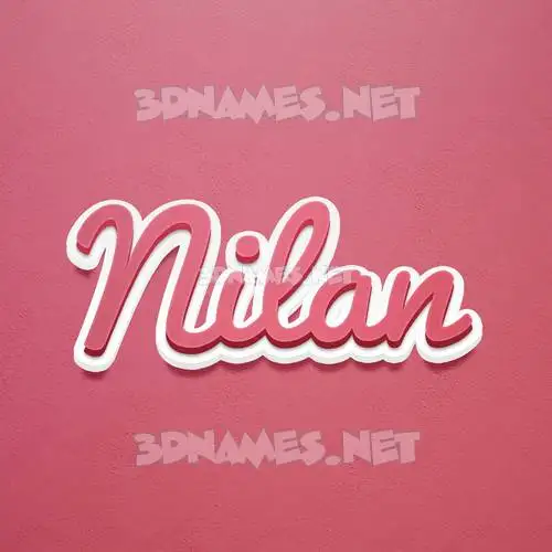 nilan in Red Scribble style - 3D name wallpaper nilan in Red Scribble style - 3D name wallpaper