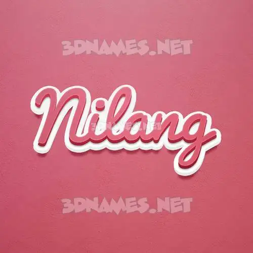 nilang in Red Scribble style - 3D name wallpaper nilang in Red Scribble style - 3D name wallpaper