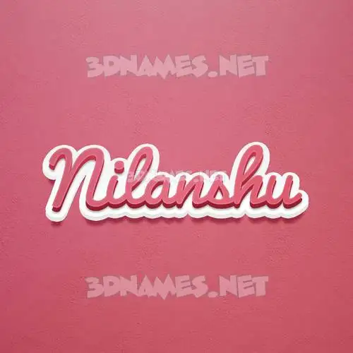 nilanshu in Red Scribble style - 3D name wallpaper nilanshu in Red Scribble style - 3D name wallpaper
