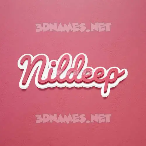 nildeep in Red Scribble style - 3D name wallpaper nildeep in Red Scribble style - 3D name wallpaper