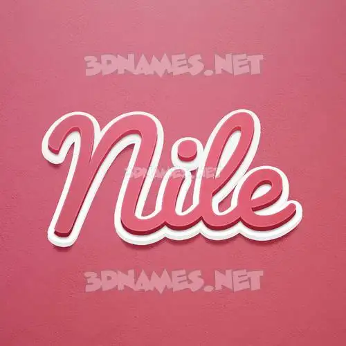 nile in Red Scribble style - 3D name wallpaper nile in Red Scribble style - 3D name wallpaper