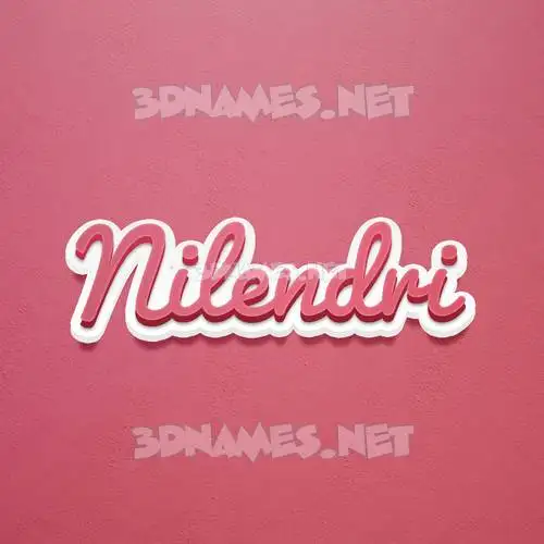nilendri in Red Scribble style - 3D name wallpaper nilendri in Red Scribble style - 3D name wallpaper