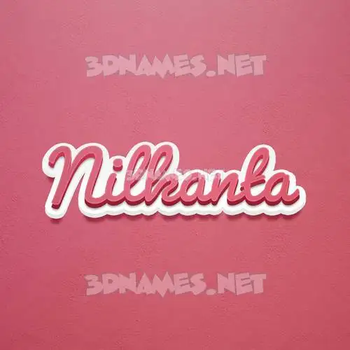 nilkanta in Red Scribble style - 3D name wallpaper nilkanta in Red Scribble style - 3D name wallpaper