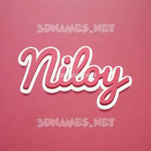 niloy in Red Scribble style - 3D name wallpaper niloy in Red Scribble style - 3D name wallpaper