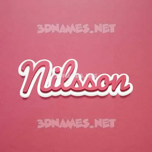 nilsson in Red Scribble style - 3D name wallpaper nilsson in Red Scribble style - 3D name wallpaper