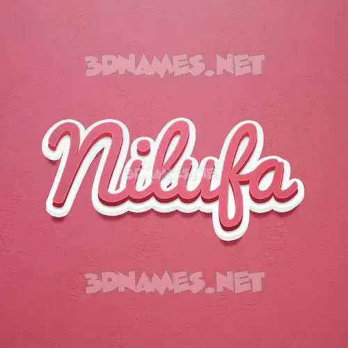nilufa in Red Scribble style - 3D name wallpaper nilufa in Red Scribble style - 3D name wallpaper