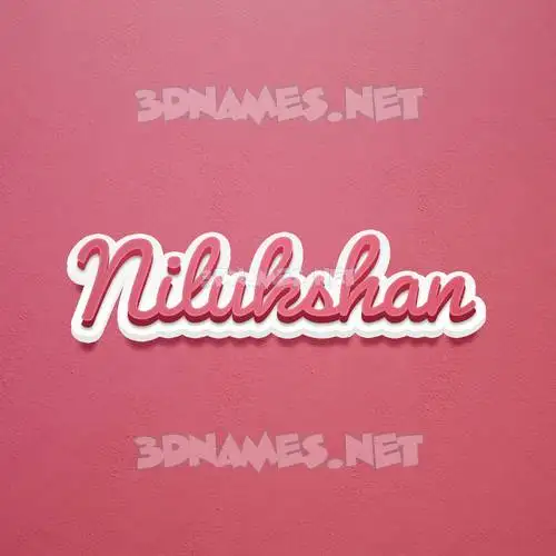 nilukshan in Red Scribble style - 3D name wallpaper nilukshan in Red Scribble style - 3D name wallpaper