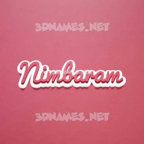 nimbaram in Red Scribble style - 3D name wallpaper nimbaram in Red Scribble style - 3D name wallpaper