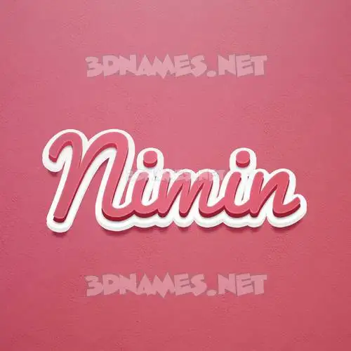 nimin in Red Scribble style - 3D name wallpaper nimin in Red Scribble style - 3D name wallpaper