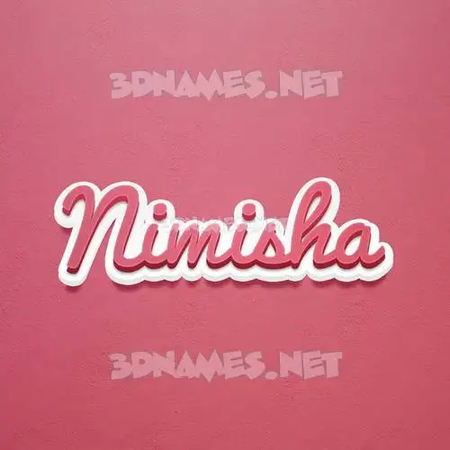 nimisha in Red Scribble style - 3D name wallpaper nimisha in Red Scribble style - 3D name wallpaper
