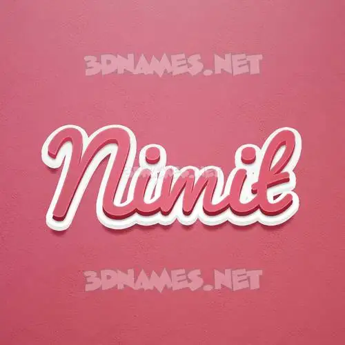 nimit in Red Scribble style - 3D name wallpaper nimit in Red Scribble style - 3D name wallpaper