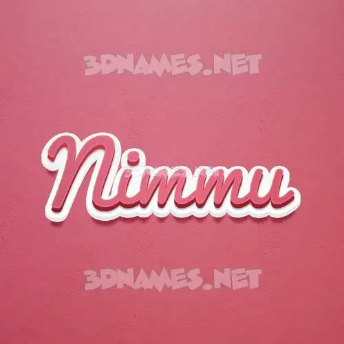 nimmu in Red Scribble style - 3D name wallpaper nimmu in Red Scribble style - 3D name wallpaper