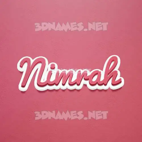nimrah in Red Scribble style - 3D name wallpaper nimrah in Red Scribble style - 3D name wallpaper