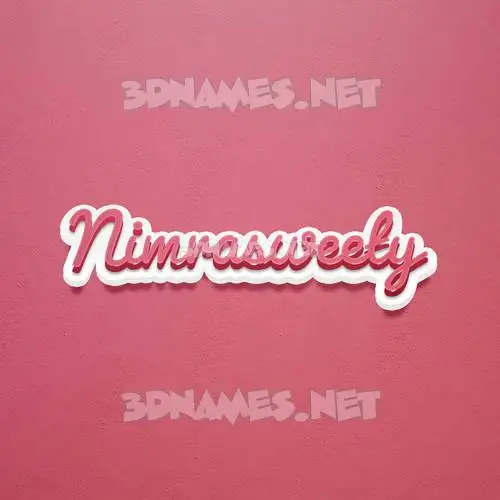 nimrasweety in Red Scribble style - 3D name wallpaper nimrasweety in Red Scribble style - 3D name wallpaper