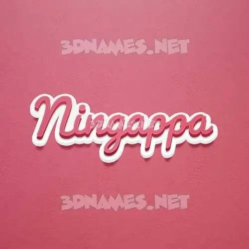 ningappa in Red Scribble style - 3D name wallpaper ningappa in Red Scribble style - 3D name wallpaper