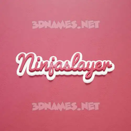 ninjaslayer in Red Scribble style - 3D name wallpaper ninjaslayer in Red Scribble style - 3D name wallpaper