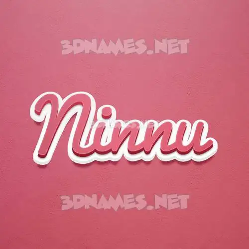 ninnu in Red Scribble style - 3D name wallpaper ninnu in Red Scribble style - 3D name wallpaper