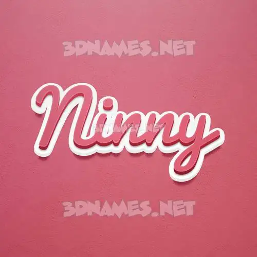 ninny in Red Scribble style - 3D name wallpaper ninny in Red Scribble style - 3D name wallpaper