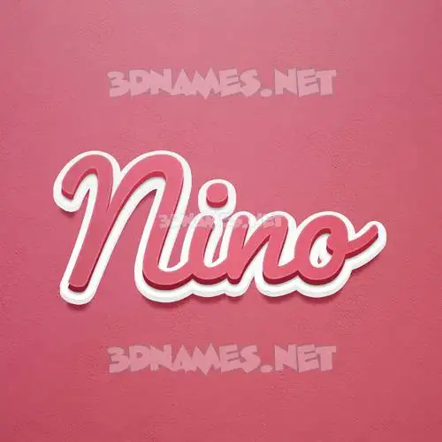 nino in Red Scribble style - 3D name wallpaper nino in Red Scribble style - 3D name wallpaper