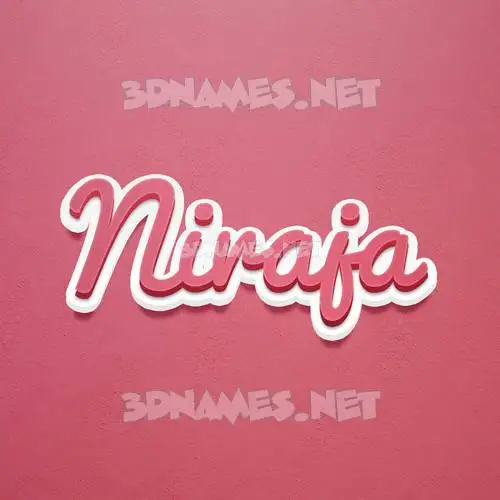 niraja in Red Scribble style - 3D name wallpaper niraja in Red Scribble style - 3D name wallpaper