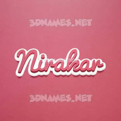nirakar in Red Scribble style - 3D name wallpaper nirakar in Red Scribble style - 3D name wallpaper