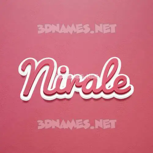 nirale in Red Scribble style - 3D name wallpaper nirale in Red Scribble style - 3D name wallpaper