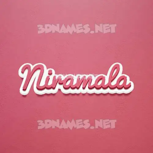 niramala in Red Scribble style - 3D name wallpaper niramala in Red Scribble style - 3D name wallpaper