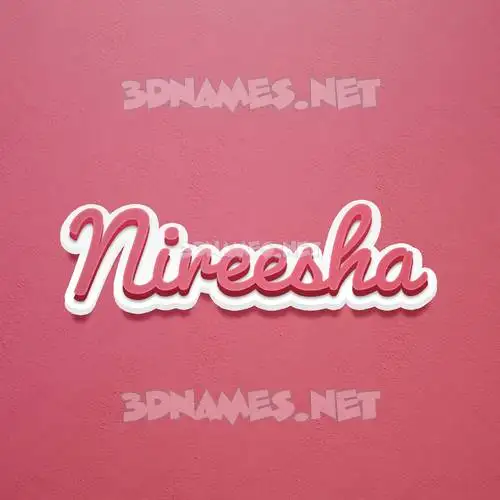 nireesha in Red Scribble style - 3D name wallpaper nireesha in Red Scribble style - 3D name wallpaper