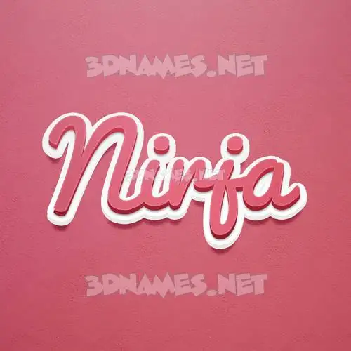 nirja in Red Scribble style - 3D name wallpaper nirja in Red Scribble style - 3D name wallpaper