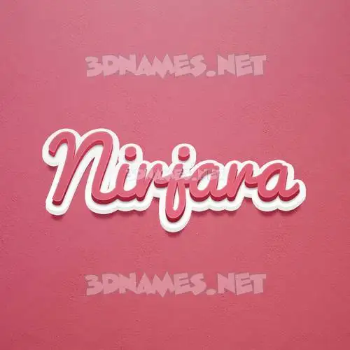 nirjara in Red Scribble style - 3D name wallpaper nirjara in Red Scribble style - 3D name wallpaper