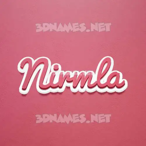nirmla in Red Scribble style - 3D name wallpaper nirmla in Red Scribble style - 3D name wallpaper
