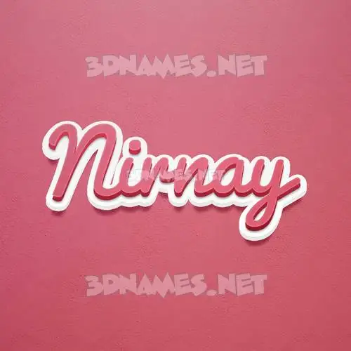 nirnay in Red Scribble style - 3D name wallpaper nirnay in Red Scribble style - 3D name wallpaper