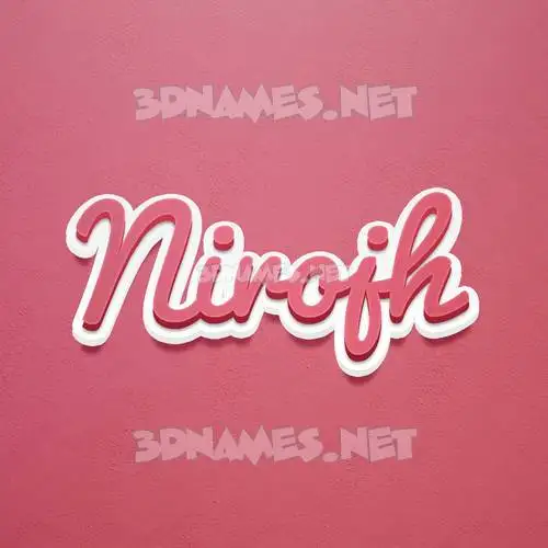 nirojh in Red Scribble style - 3D name wallpaper nirojh in Red Scribble style - 3D name wallpaper