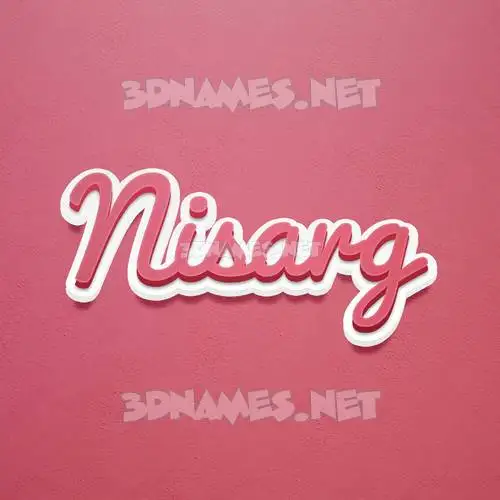 nisarg in Red Scribble style - 3D name wallpaper nisarg in Red Scribble style - 3D name wallpaper