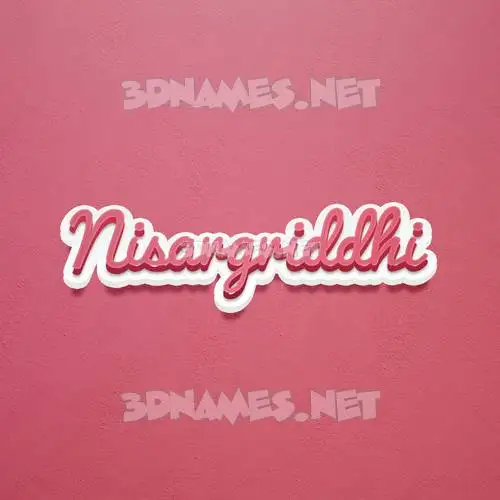 nisargriddhi in Red Scribble style - 3D name wallpaper nisargriddhi in Red Scribble style - 3D name wallpaper