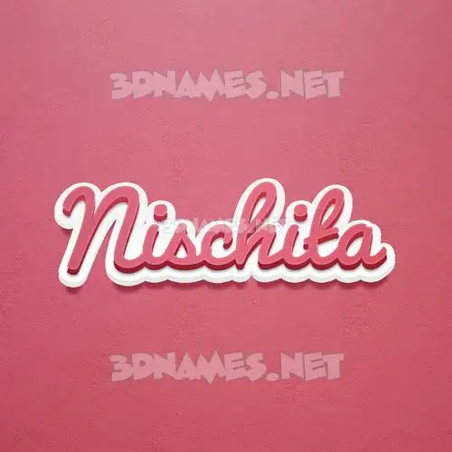 nischita in Red Scribble style - 3D name wallpaper nischita in Red Scribble style - 3D name wallpaper
