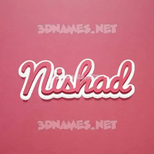 nishad in Red Scribble style - 3D name wallpaper nishad in Red Scribble style - 3D name wallpaper