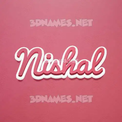 nishal in Red Scribble style - 3D name wallpaper nishal in Red Scribble style - 3D name wallpaper