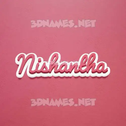 nishantha in Red Scribble style - 3D name wallpaper nishantha in Red Scribble style - 3D name wallpaper