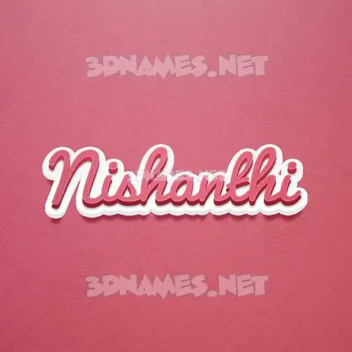 nishanthi in Red Scribble style - 3D name wallpaper nishanthi in Red Scribble style - 3D name wallpaper