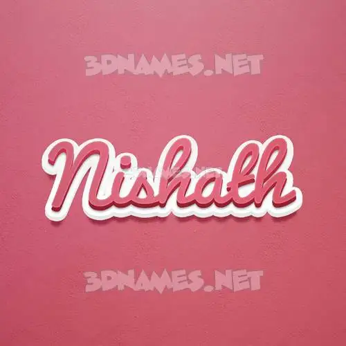 nishath in Red Scribble style - 3D name wallpaper nishath in Red Scribble style - 3D name wallpaper